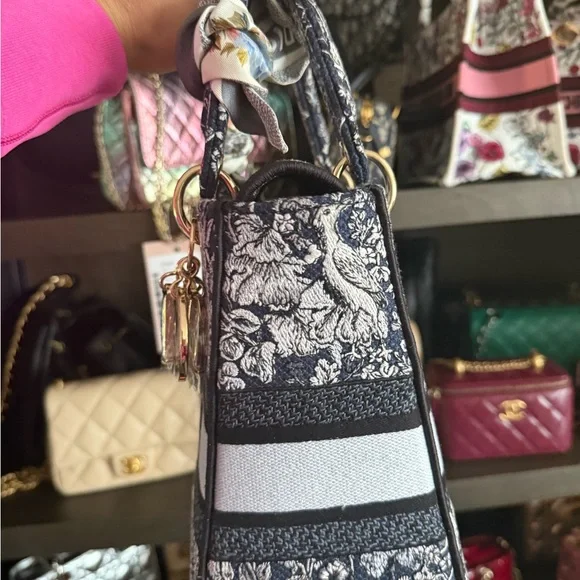 Dior Blue d lite bag - Picture 2 of 5